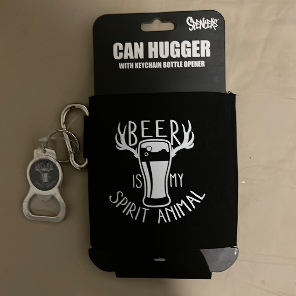 🚤 Can koozi with 🔑 key chain bottle opener